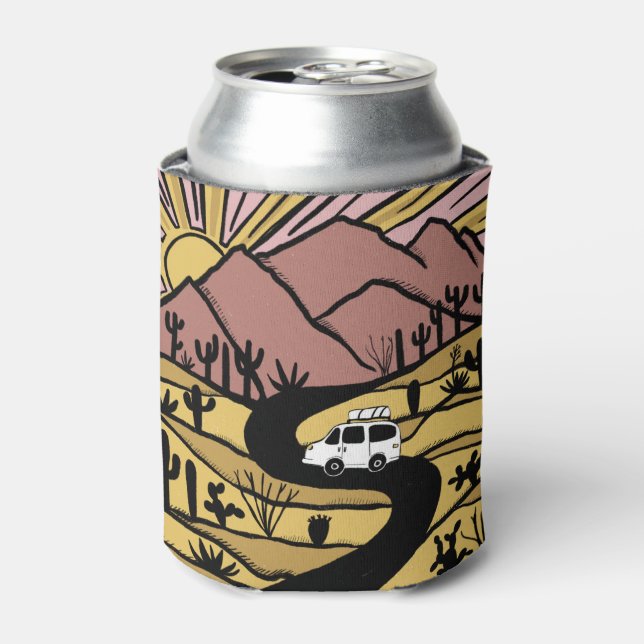 VANLIFE Wüste Berg Erlebnis Dosenkühler (Kanne Vorderseite)
