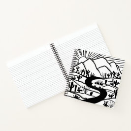 VANLIFE-Wüstengebirge Notizbuch