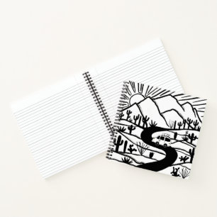 VANLIFE-Wüstengebirge Notizbuch