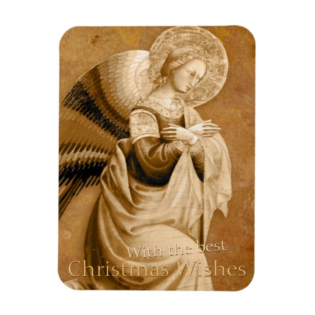 Vanni Annunciation Angel CC0591 Weihnachtsmagnet Magnet (Vertikal)