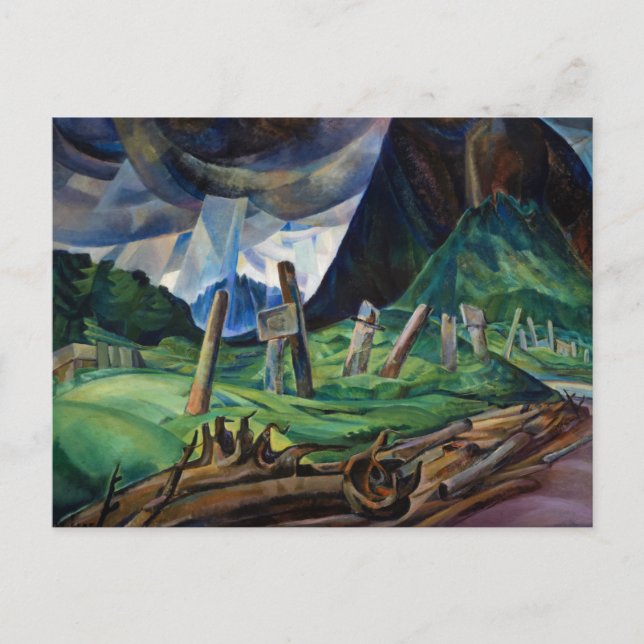 Vanquished, 1930 by Emily Carr Postkarte (Vorderseite)