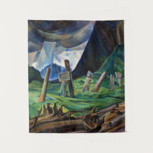 Vanquished, 1930 by Emily Carr Wandteppich