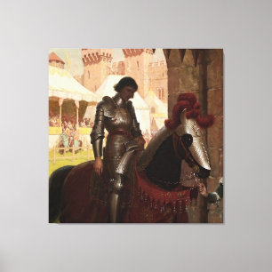 "Vanquished" von Edmund Blair Leighton Leinwanddruck