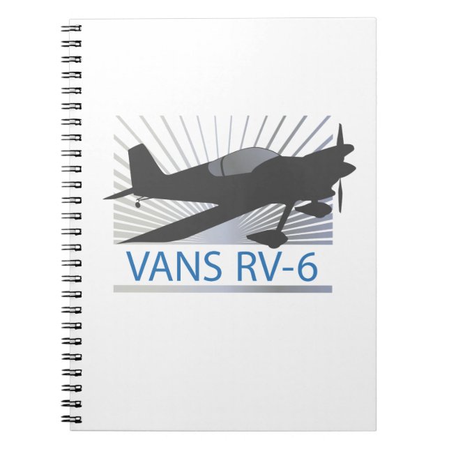 Vans RV-6 Notizblock (Vorderseite)