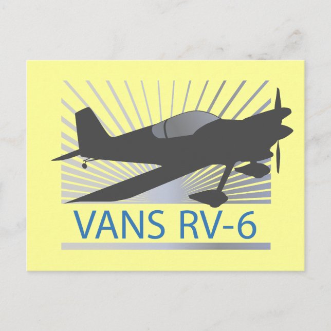 Vans RV-6 Postkarte (Vorderseite)