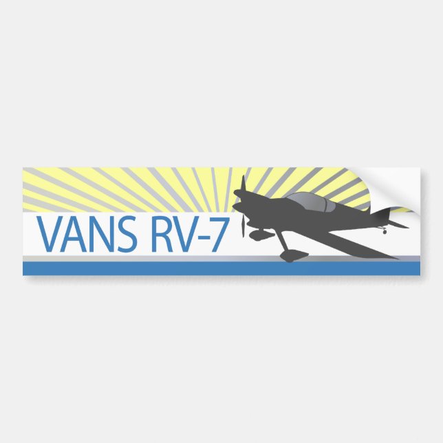 Vans RV-7-Flugzeug Autoaufkleber (Vorne)