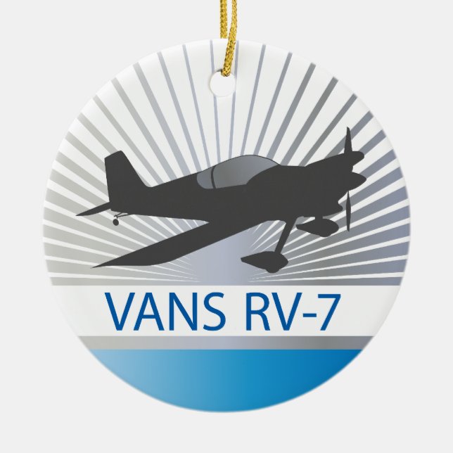 Vans RV-7-Flugzeug Keramikornament (Vorne)