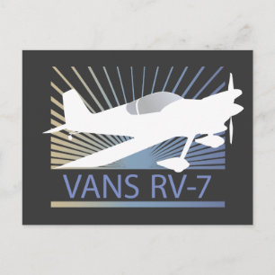 Vans RV-7-Flugzeug Postkarte