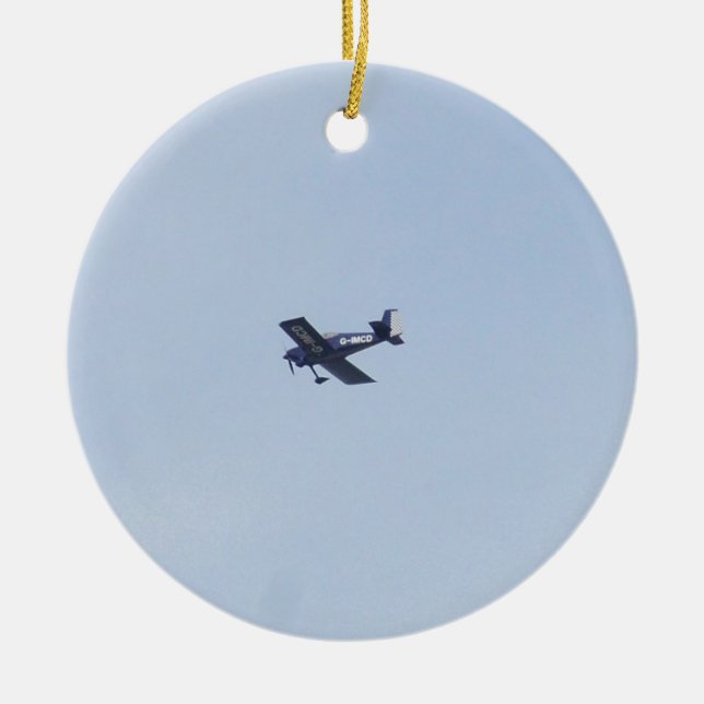 Vans RV-7 Light Airplane Keramik Ornament (Vorne)