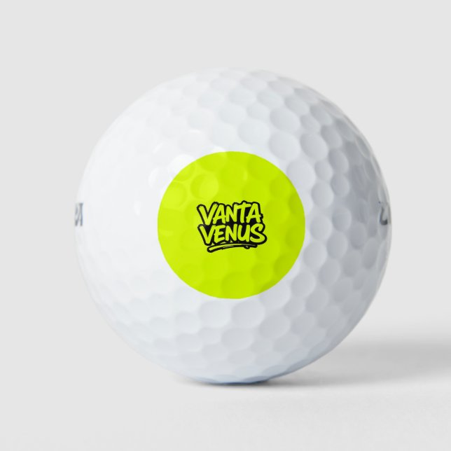 Vanta Venus Wilson Golfball 3er-Packung (Vorderseite)