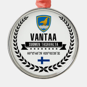 Vantaa Silbernes Ornament