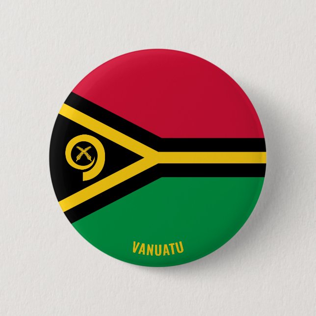 Vanuatu Flag Charming Patriotic Button (Vorderseite)