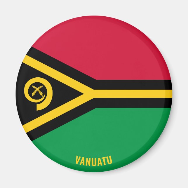 Vanuatu Flag Charming Patriotic Magnet (Vorne)