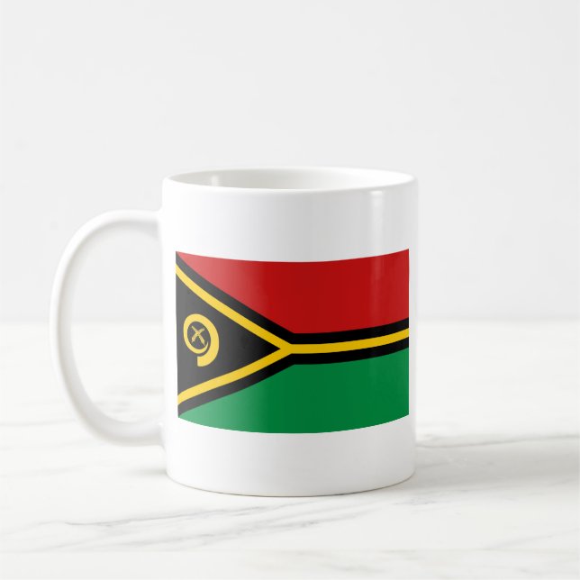 Vanuatu Flag ~ Karte Tasse (Links)