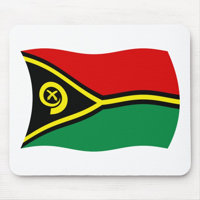 Vanuatu Flag Mousepad (Vorne)