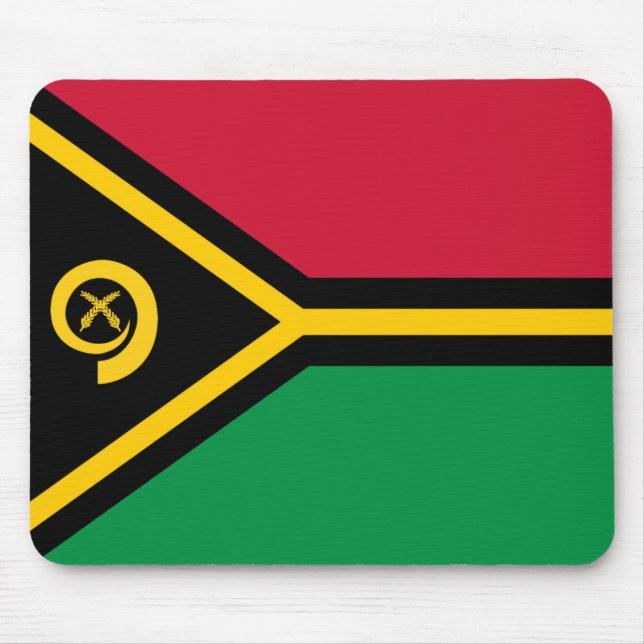 Vanuatu Flag Mousepad (Vorne)