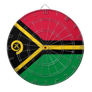 Vanuatu-Flagge Dartscheibe