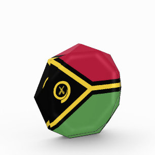 Vanuatu-Flagge Fotoblock