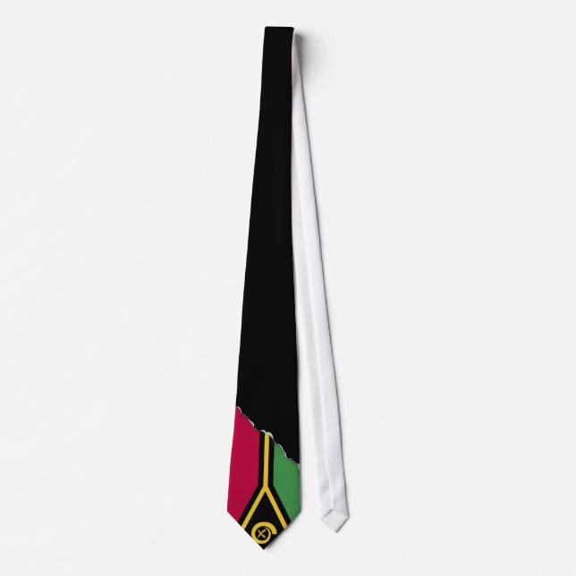 Vanuatu-Flagge Krawatte (Vorderseite)