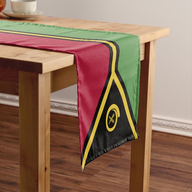 Vanuatu-Flagge Kurzer Tischläufer (Beispiel)