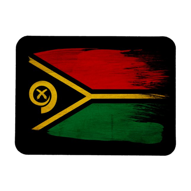 Vanuatu-Flagge Magnet (Horizontal)