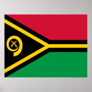 Vanuatu-Flagge Poster