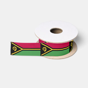 Vanuatu-Flagge Satinband