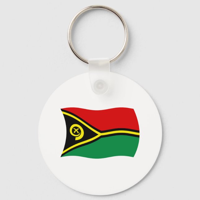 Vanuatu-Flagge Schlüsselanhänger (Vorderseite)