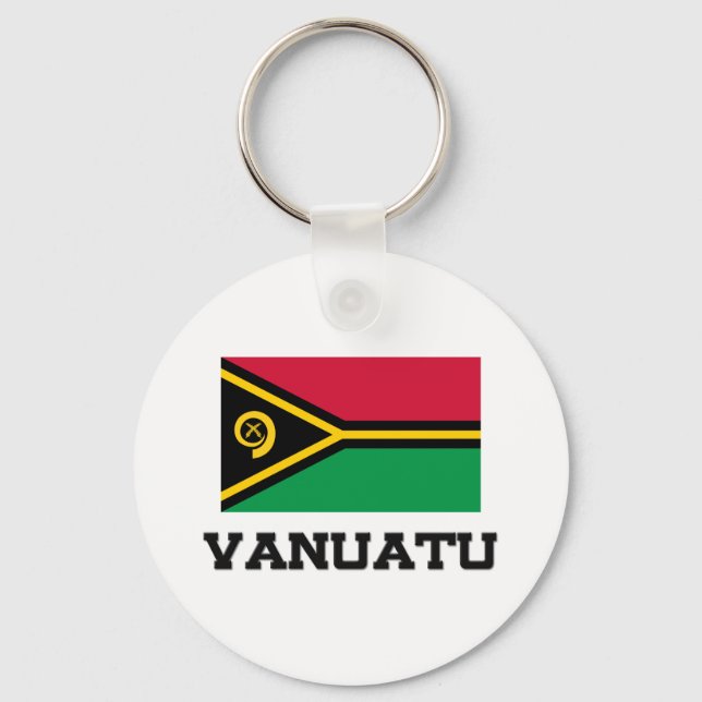 Vanuatu-Flagge Schlüsselanhänger (Vorderseite)