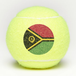 Vanuatu-Flagge Tennisbälle