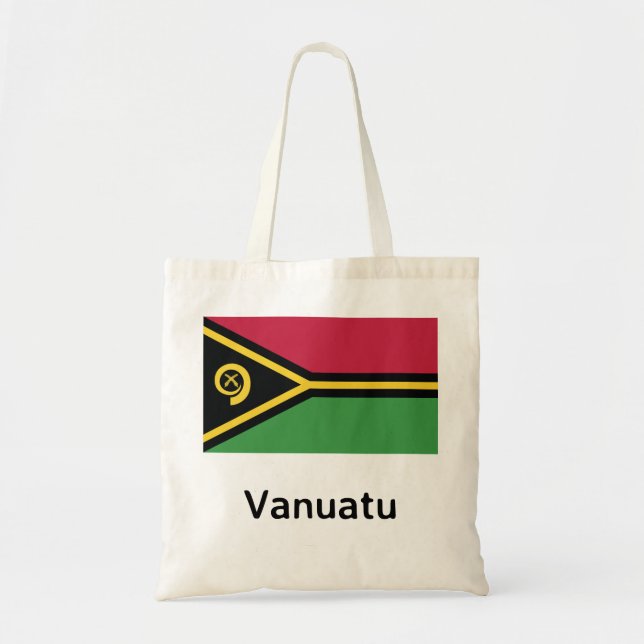 Vanuatu-Flagge Tragetasche (Vorne)