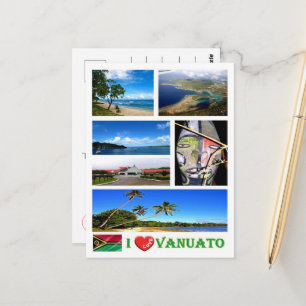 Vanuatu - I Love - Postkarte