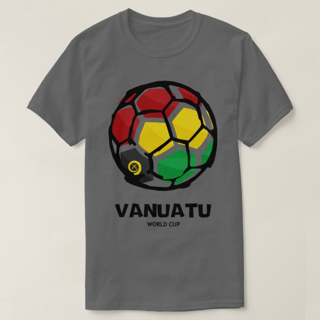 Vanuatu-Landesflagge T-Shirt (Design vorne)
