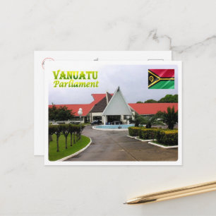 Vanuatu  Parliament - Postkarte