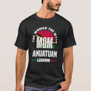 Vanuatu Vanuatuan Vanuatu Flag Mütter Tag T-Shirt