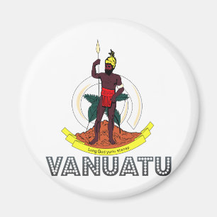 Vanuatu-Wappen Magnet