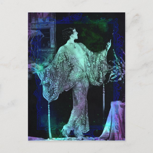 Vanya - Blue Green Dream Postcard Postkarte (Vorderseite)