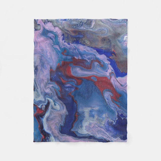 Vape Abstrakt Throw Blanket Fleecedecke (Vorderseite)
