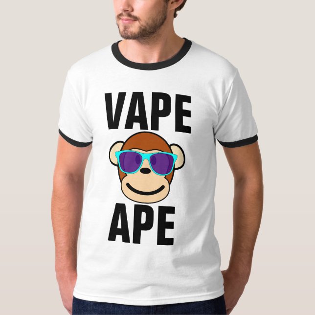 VAPE APE T - Shirt Funny T-Shirts (Vorderseite)