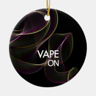 Vape auf Limonem Rauche Keramik Ornament