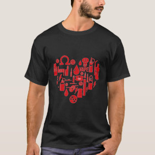 Vape Heart Vaping Geschenk Vape Master Vape Life V T-Shirt