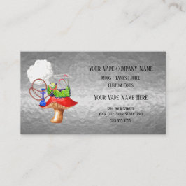 VAPE | Hookah Silver Business Social Media Visitenkarte