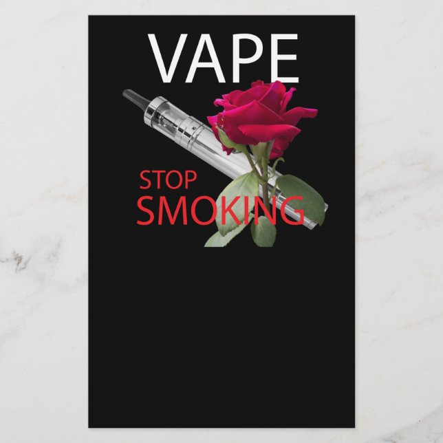 Vape. Hör auf zu rauchen Flyer (Vorne)
