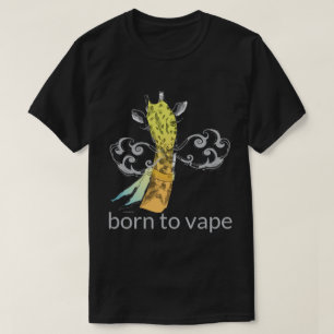VAPE-Shirt Geboren zu Vape Giraffe DK VapeGoat™ T-Shirt