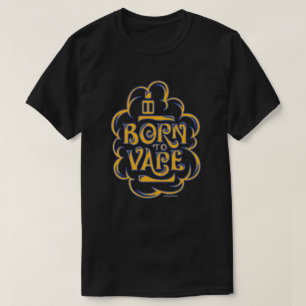 VAPE-Shirt   Geboren zu Vape Gold Blue VapeGoat™ T-Shirt
