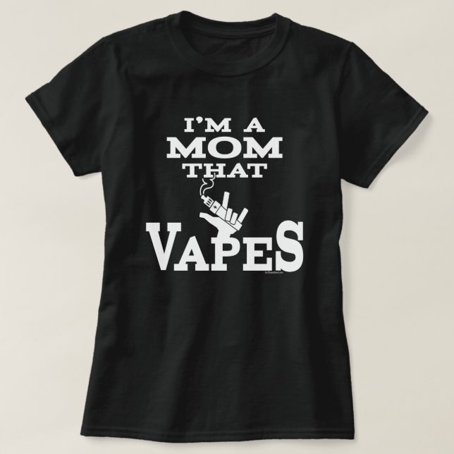 VAPE-Shirt | Mama, die Vapes | VapeGoat™ T-Shirt (Design vorne)