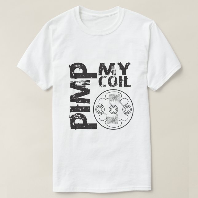 VAPE-Shirt | Pimp my Coil | VapeGoat™ T-Shirt (Design vorne)
