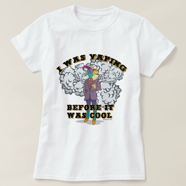 VAPE-Shirt | Vaping, bevor es Cool war VapeGoat™ T-Shirt (Design vorne)