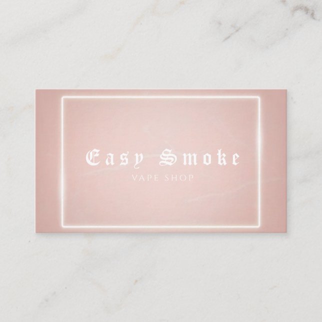 Vape Shop Business Card Visitenkarte (Vorderseite)