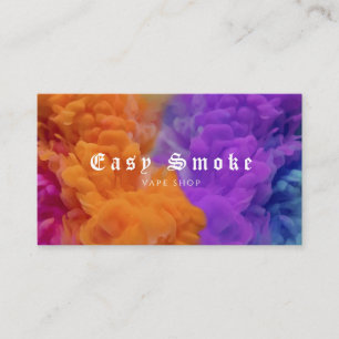 Vape Shop Business Card Visitenkarte